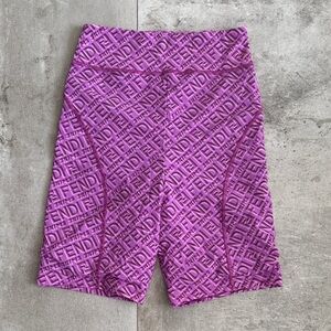 Fendi x Skims collaboration biker tight shorts. Small to medium sz